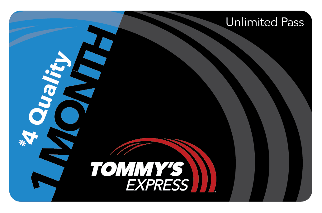 tommys express 1 month quality card