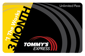 tommys express 3 month works card